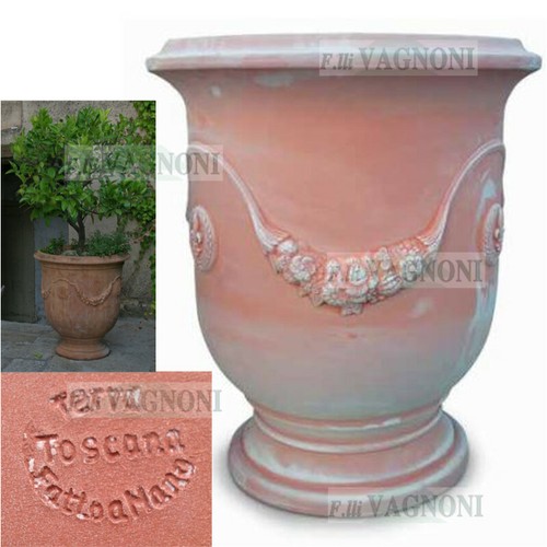 Vaso anduze festonato - anduze, in