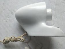 ANTICO PORTALAMPADA  CON APPLIQUE  IN PORCELLANA BIANCA E INTERRUTTORE