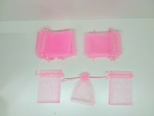 100 SACCHETTI ORGANZA ROSA