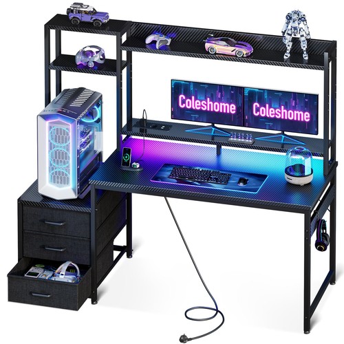 Coleshome scrivania gaming - coleshome, con