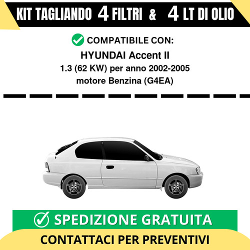 Tagliando per hyundai - hyundai, accent
