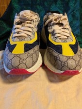 RARO: Sneakers Gucci uomo Rhyton GG multicolore taglia 10