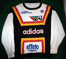 VINTAGE Adidas ''Ciclismo Pignoni" Girocollo Ricamato Anni 80 Grande