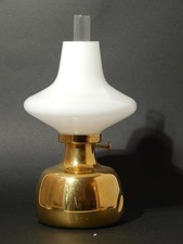 PETRONELLA HENNING KOPPEL LOUIS POULSEN LAMPADA PETROLIO OTTONE VETRO OPALINO