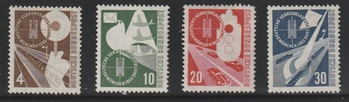 Germania 1953 698 701 - 1953, 698-701