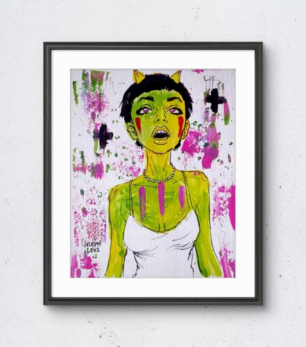 Quadro acrilico colorato - , arte