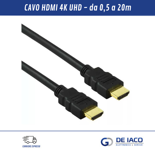 Cavo hdmi ultra hd da - hdmi,
