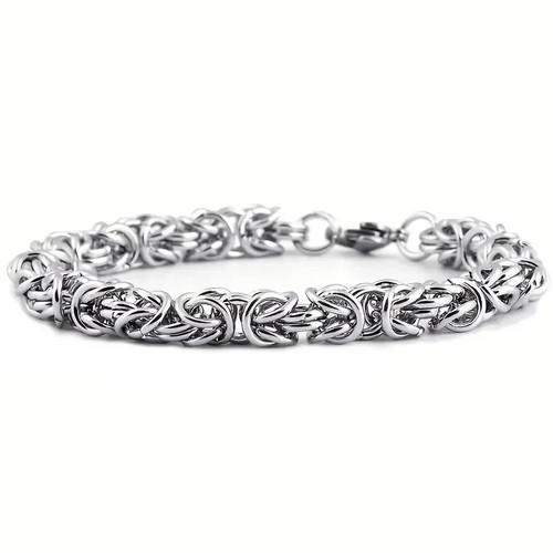 Bracciale maglia bizantina