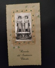 FOTO SU CARTA PERGAMENATA SANTINO  SANTI COSMA E DAMIANO - MEDICI E MARTIRI 