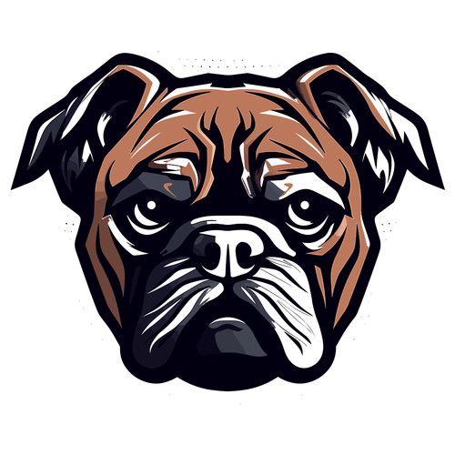 Adesivi auto bulldog - auto, inglese