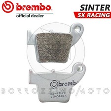 PASTIGLIE FRENO POSTERIORI BREMBO SX SINTERIZZATE RACING HONDA CRF 250 R 2007