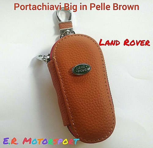 Portachiavi cuoio brown - in,
