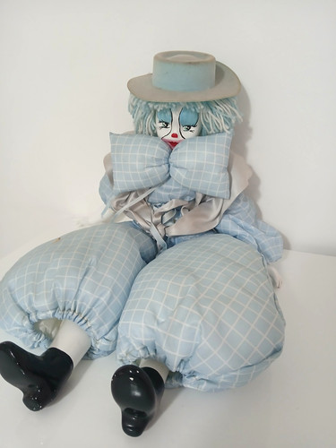 Bambola clown vintage lisetta - bambola,