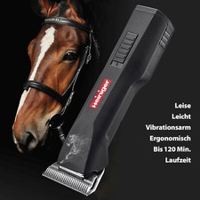 HEINIGER SAPHIR HORSE TOSATRICE PER CAVALLI A BATTERIA CON TESTINA DI RASATURA 10WF/1,5MM 2 BATTERIE