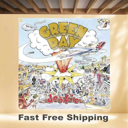 Green day dookie banner - 4'x4',