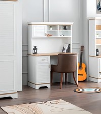 Scrivania bianca legno ragazzi