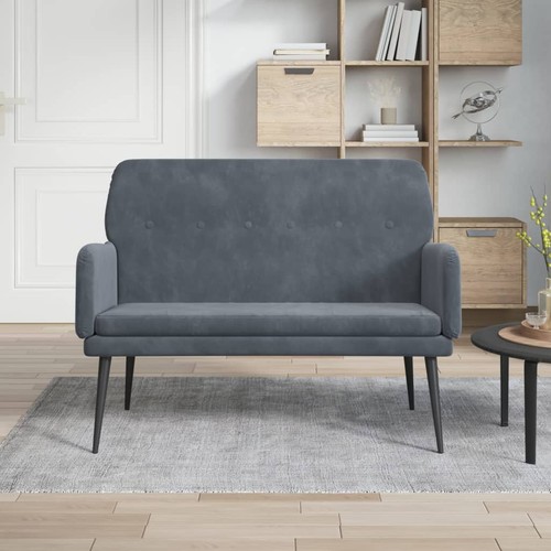 Vidaxl panca grigio scuro - panca,