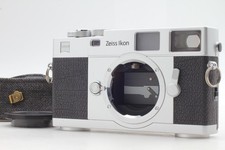 ▶️ [OPT MINT con cinturino] Zeiss Ikon ZM fotocamera pellicola 35 mm telemetro argento GIAPPONE