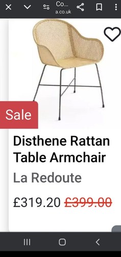 Poltrona tavolo rattan - da,