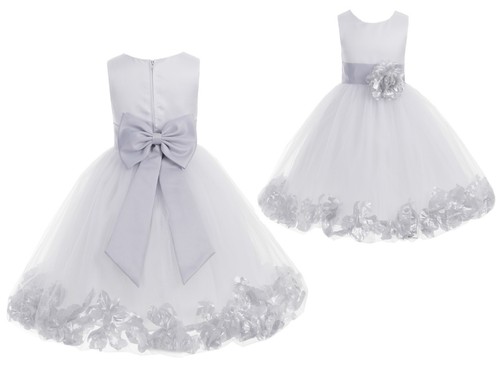 Abito sposa bambina fiori - abito,