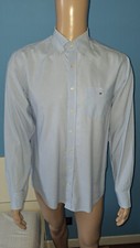 GANT CAMICIA UOMO COLOR CELESTE MANICA LUNGA TAGLIA M  100% COTONE