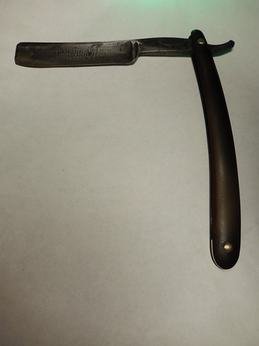 Rasoio dritto vintage fine