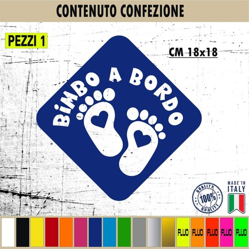 Adesivo bimbo bordo neonato - adesivo,