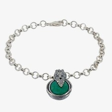 Bracciale argento 925 e pietra