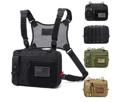 Tasca sul petto borsa esercito