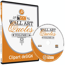 WALL ART CITAZIONI CLIPART-TAGLIERINA VINILE PLOTTER IMMAGINI-VETTORE CLIP ART GRAFICA CD