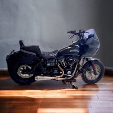 Tubi di scarico 2 in 1 adatti per Harley-Davidson Dyna Wide Glide EFI FXDWGI