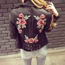 GIACCA ZARA BIKER IN ECOPELLE