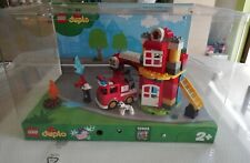 LEGO SET 10903 DUPLO DISPLAY ESPOSITORE CON LUCI VIGILI DEL FUOCO POMPIERI 