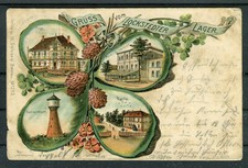 Quadro litografico saluto dal magazzino di Lockstedter - 02170