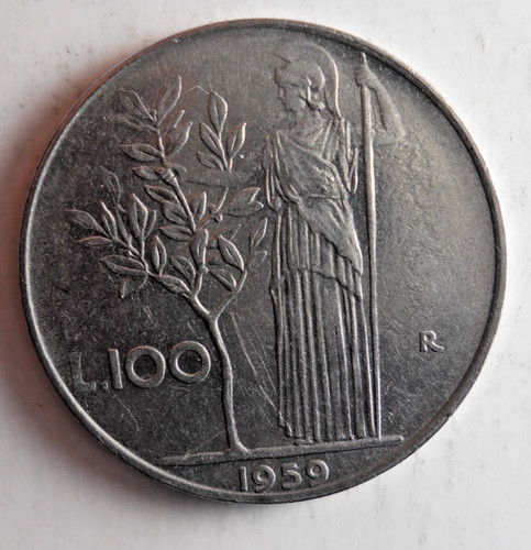 1959 italia 100 - lire,