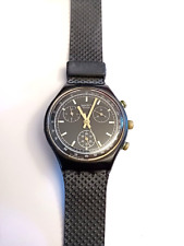 Swatch Chrono Black Friday SCB100 1990 Vintage Orologio da polso Anni 90 Usato