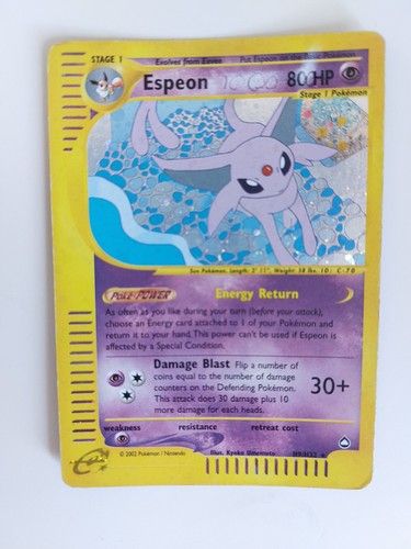 Nintendo pokémon espeon holo - pokémon,