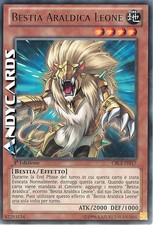 BESTIA ARALDICA LEONE • (Heraldic Beast Leo) • Rara • CBLZ IT017 • 1Ed • Yugioh!