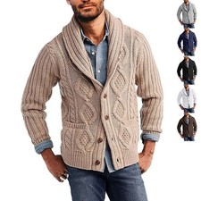 Cardigan uomo collo sciallato