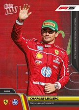 Charles Leclerc - Ferrari - Topps Now F1 2025  -  Card 074 (Preorder)