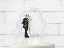 Cake topper resina sposi