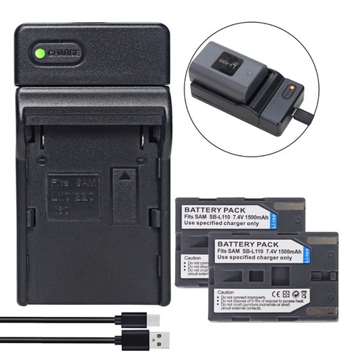 Batteria caricabatterie - 2x,