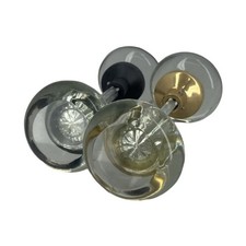 Brass or Bronze Round Glass