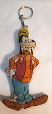 DISNEY PIPPO PORTACHIAVI STOFFA TESSUTO Gadget Vintage Goofy fabric keychain