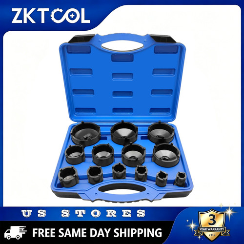 Zktool 13pc spindle nuts - 13pc,