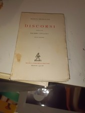 MUSSOLINI DISCORSI ZANICHELLI BALBINO GIULIANO 1936