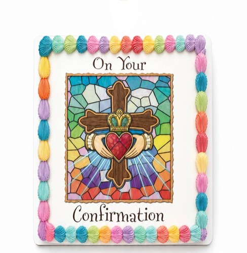 Cake topper commestibile croce - commestibile,