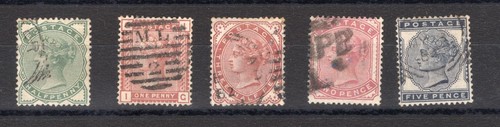 Gran bretagna 1880 regina - gran,