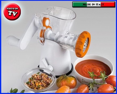 Tritacarne manuale con ventosa - con,