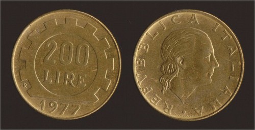 200 lire 1977 - 1977,